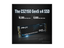 PNY CS2150 M.2 2280 4TB PCI-Express 5.0 x4 3D NAND Internal Solid State Drive