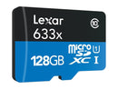 Lexar High-Performance 633x microSDXC UHS-1 Memory Card, 128GB