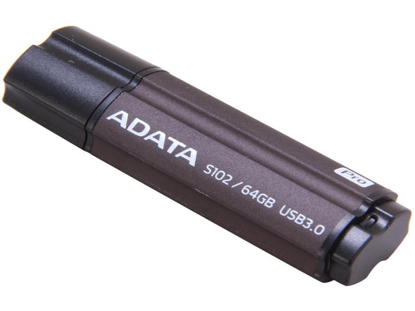 ADATA Superior Series S102 Pro 64 GB USB 3.0 Flash Drive - Titanium