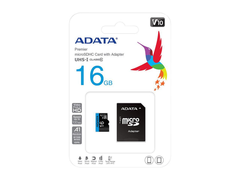FLASH 16G|ADATA AUSDH16GUICL10A1-RA