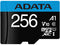 ADATA 256GB Premier microSDXC UHS-I / Class 10 V10 A1 Memory Card with SD