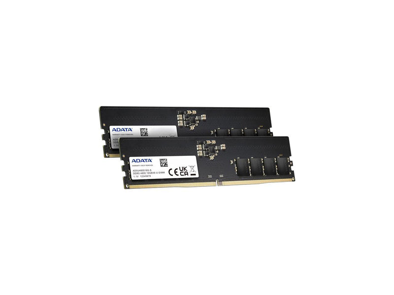 ADATA  32GB (2 x 16GB) 288-Pin DDR5 SDRAM DDR5 4800 (PC5 38400) Intel XMP 3.0