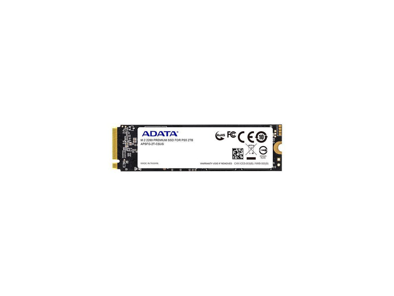 ADATA PREMIUM SSD FOR PS5 M.2 2280 2TB PCI-Express 4.0 x4, NVMe 1.4 3D NAND