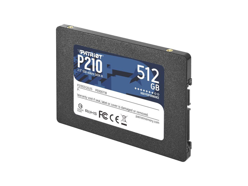 Patriot P210 SATA 3 512GB SSD 2.5 Inch