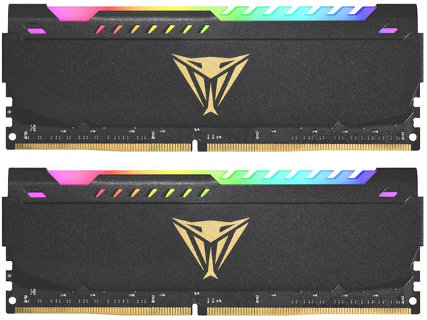 Patriot Viper Steel RGB 32GB (2 x 16GB) 288-Pin PC RAM DDR4 3600 (PC4 28800)