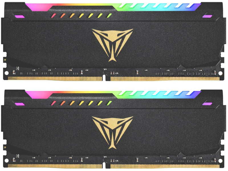 Patriot Viper Steel RGB 32GB (2 x 16GB) 288-Pin PC RAM DDR4 3600 (PC4 28800)