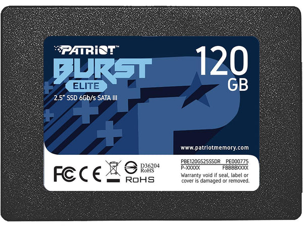 Patriot Burst Elite SATA 3 120GB SSD 2.5" Solid State Drive
