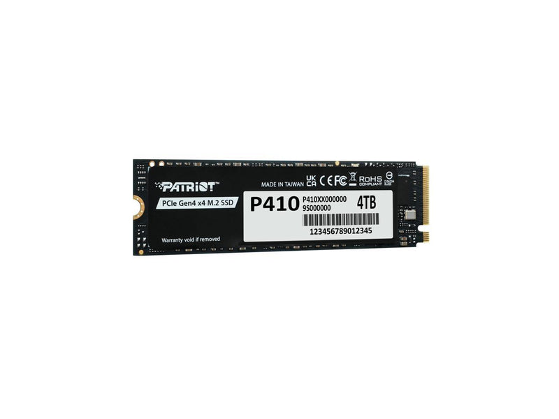 Patriot P410 SSD M.2 2280 4TB Gen 4 PCI-Express 4.0 x4 P410P4TBM28H 5,000MB/s
