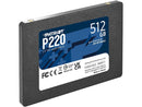 Patriot Memory P220 2.5" 512GB SATA III TLC Internal Solid State Drive (SSD)