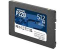 Patriot Memory P220 2.5" 512GB SATA III TLC Internal Solid State Drive (SSD)