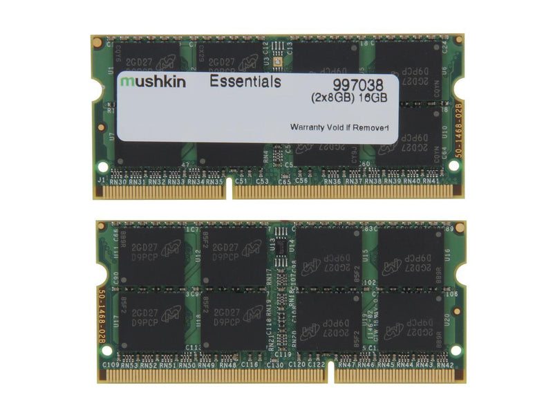 Mushkin 997038 PC3L-12800 SODIMM DDR3 SODIMM