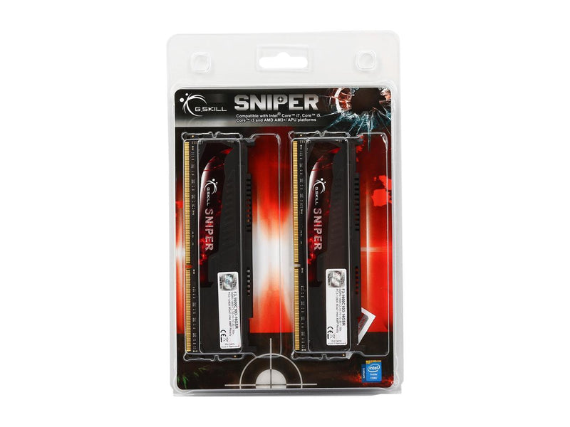 G.SKILL Sniper Series 16GB (2 x 8GB) DDR3 1600 (PC3 12800) Memory Model