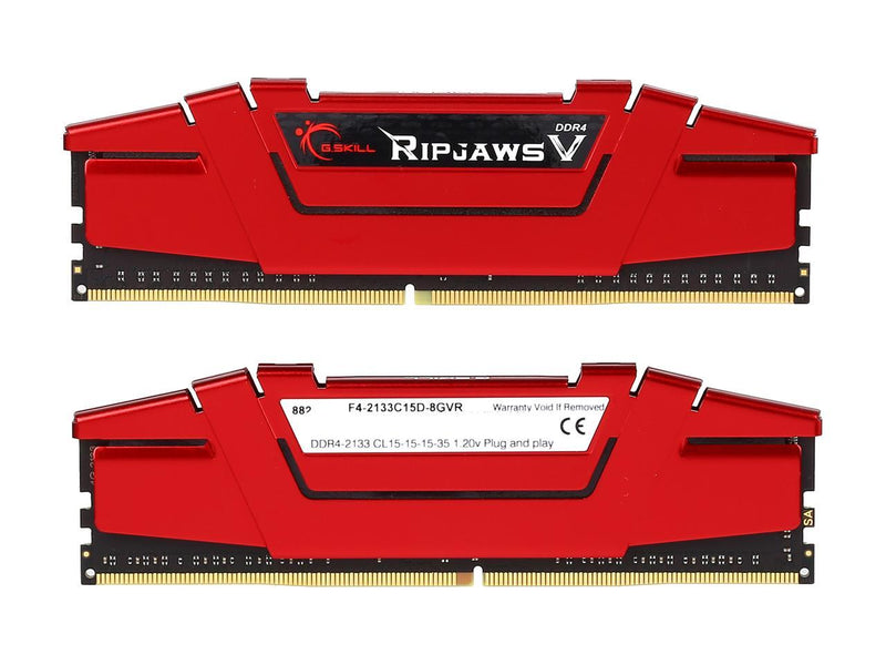 G.Skill 8GB (2 x 4GB) Ripjaws V Series DDR4 PC4-17000 2133MHz Intel Z170