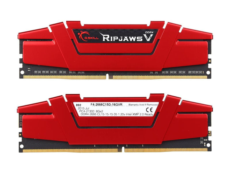 G.Skill Ripjaws V Series 16GB (2 x 8GB) 288-Pin SDRAM (PC4-21300) DDR4