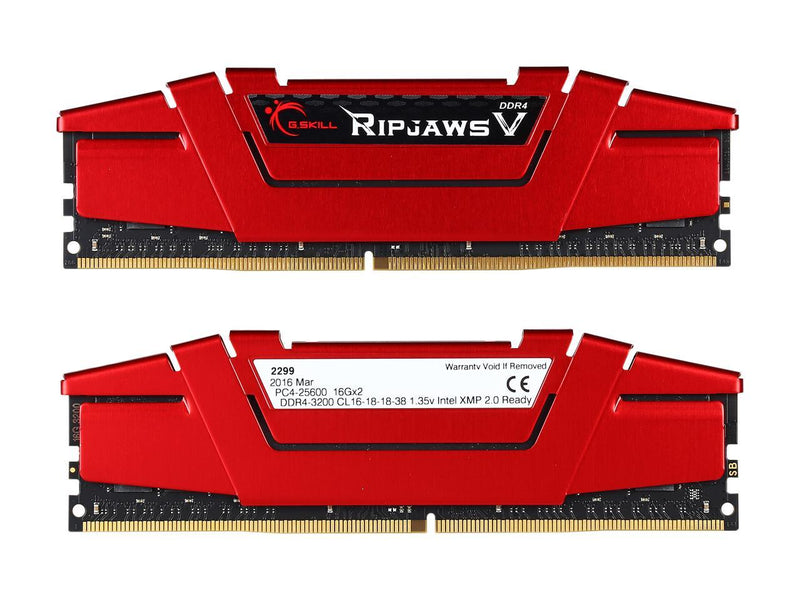 G.Skill Ripjaws V Series 32GB (2 x 16GB) 288-Pin DDR4 SDRAM DDR4 3200