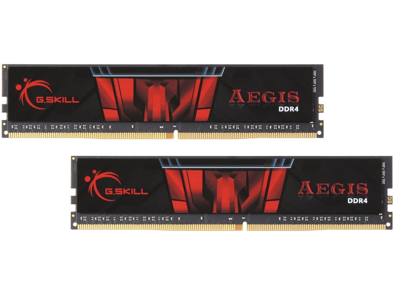 G.SKILL 8GB (2 x 4GB) Aegis DDR4 PC4-19200 2400MHz for Intel X299 / Z270