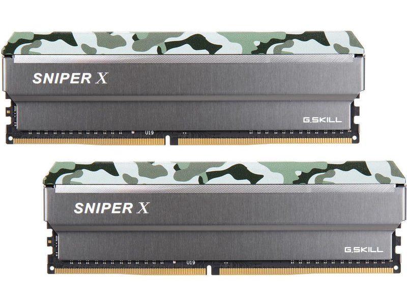 G.SKILL Sniper X Series 16GB (2 x 8GB) DDR4 3200 (PC4 25600) Desktop Memory