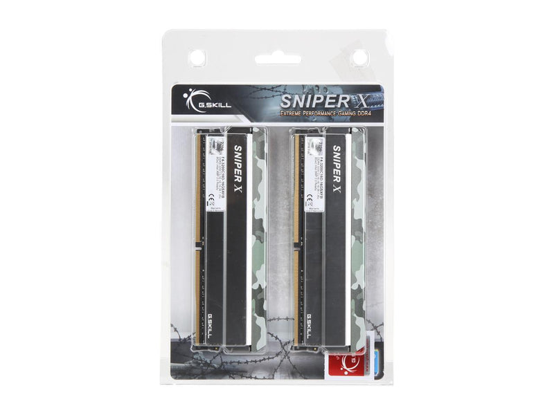 G.SKILL Sniper X Series 16GB (2 x 8GB) DDR4 3200 (PC4 25600) Desktop Memory