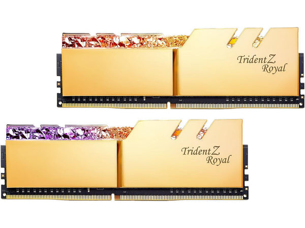 G.SKILL 32GB(2x16GB) Trident Z Royal DDR4 3600 (PC4-28800) 288-Pin Desktop