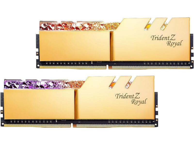 G.SKILL Trident Z Royal Series 64GB (2 x 32GB) 288-Pin PC RAM DDR4 3200 (PC4