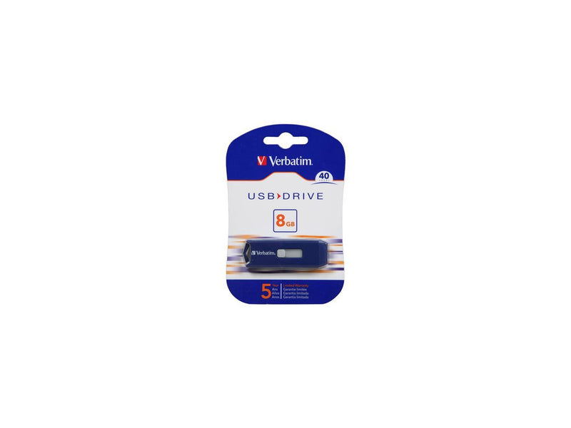 Verbatim Smart 8GB USB 2.0 Flash Drive Model 97088