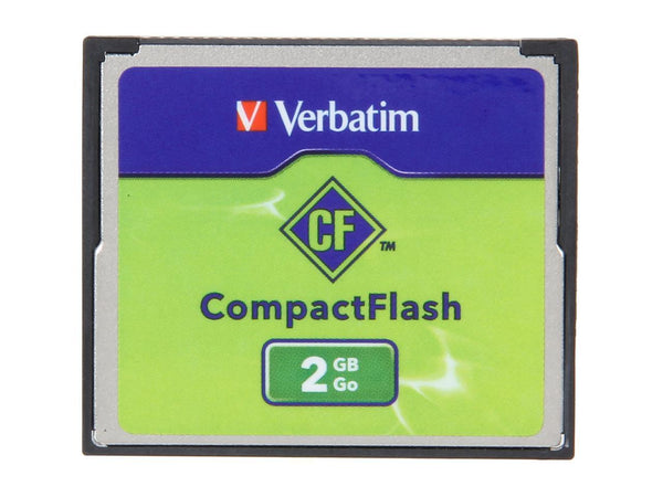 Verbatim 2GB Compact Flash (CF) Flash Card Model 47012