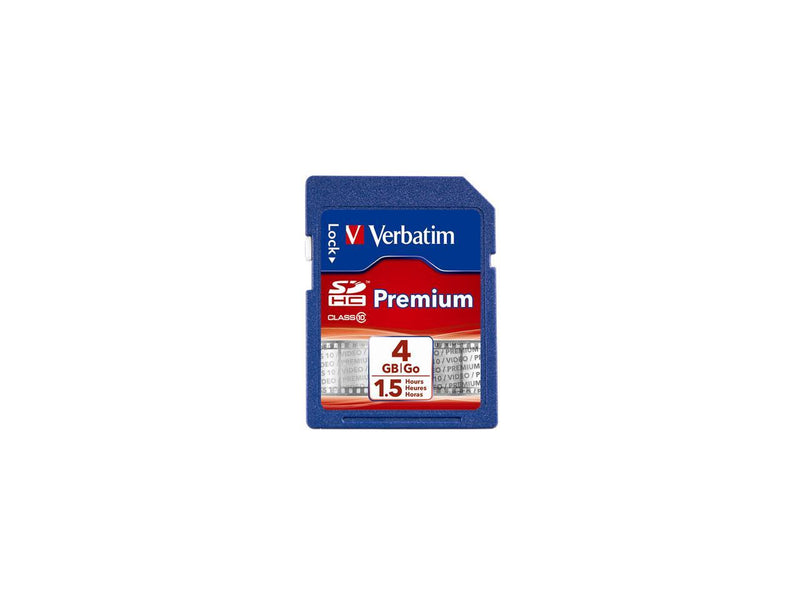 Verbatim 96171 Class 10 SDHC Card (4GB)