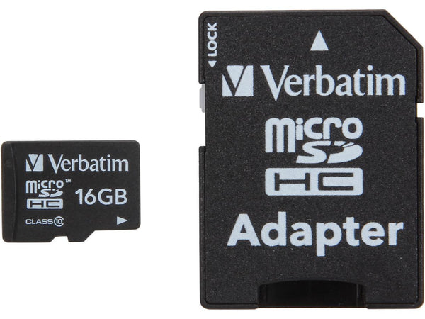 Verbatim 16 GB microSD High Capacity (microSDHC) - 1 Card