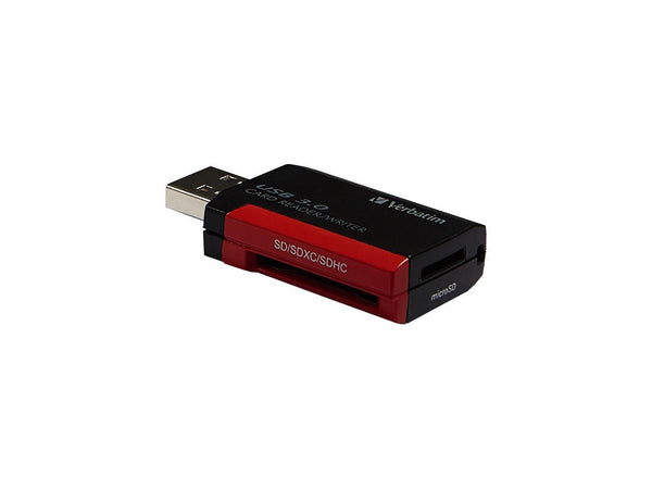 Verbatim Pocket Card Reader, USB 3.0 - Black