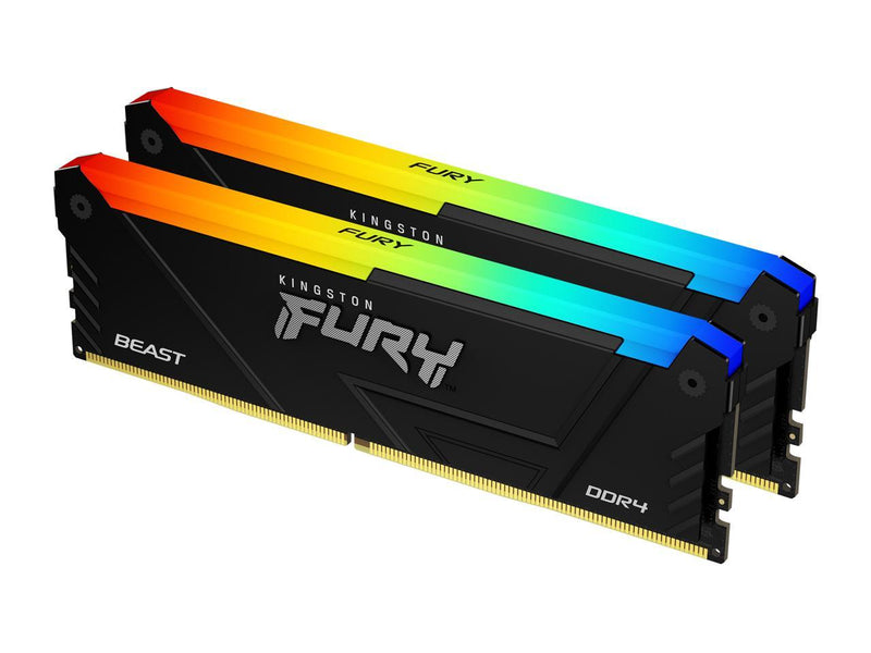 Kingston FURY Beast 32GB (2 x 16GB) 288-Pin PC RAM DDR4 3200 (PC4 25600) Desktop