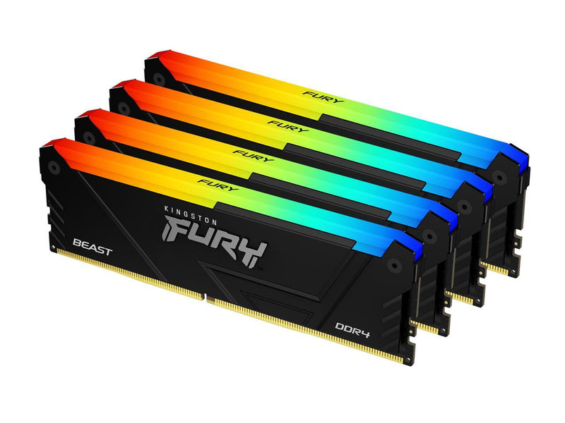 Kingston FURY Beast 64GB (4 x 16GB) 288-Pin PC RAM DDR4 3200 (PC4 25600) Desktop
