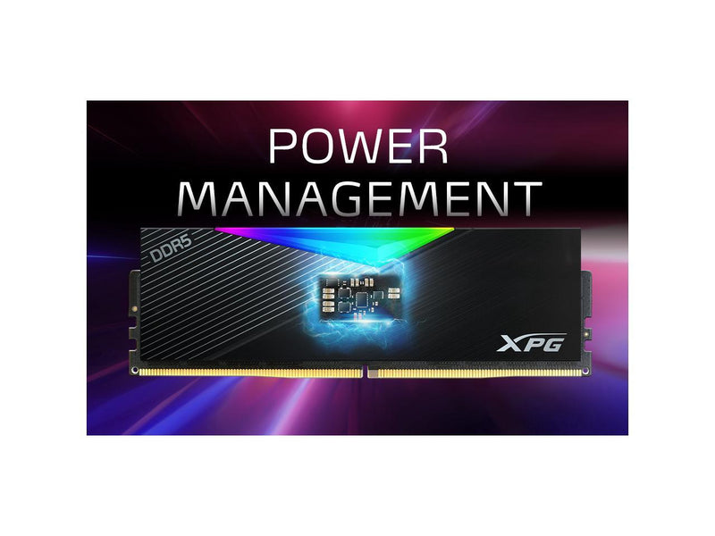 XPG LANCER RGB 32GB (2 x 16GB) 288-Pin PC RAM DDR5 6400 (PC5 51200) Desktop