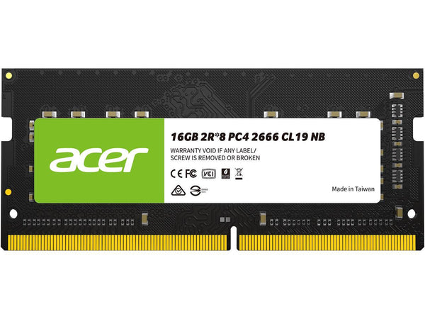 Acer SD100 16GB Single RAM 2666 MHz DDR4 CL19 1.2V Laptop Computer Memory