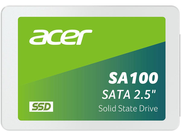 Acer SA100 480GB SATA III 2.5 Inch Internal SSD - 6 Gb/s, 3D NAND Solid