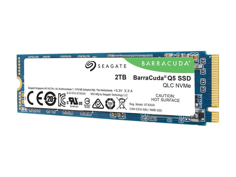 Seagate Barracuda Q5 2TB Internal SSD - M.2 NVMe PCIe Gen3 ×4, 3D QLC