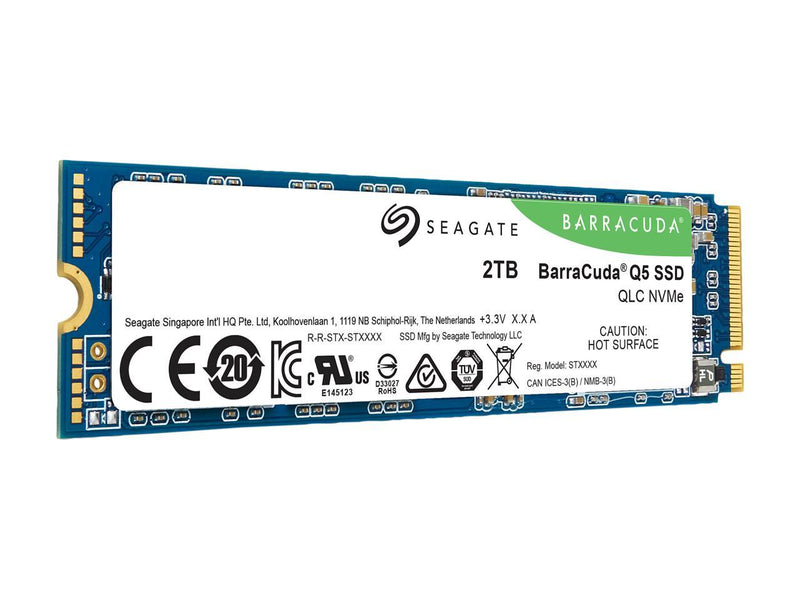 Seagate Barracuda Q5 2TB Internal SSD - M.2 NVMe PCIe Gen3 ×4, 3D QLC