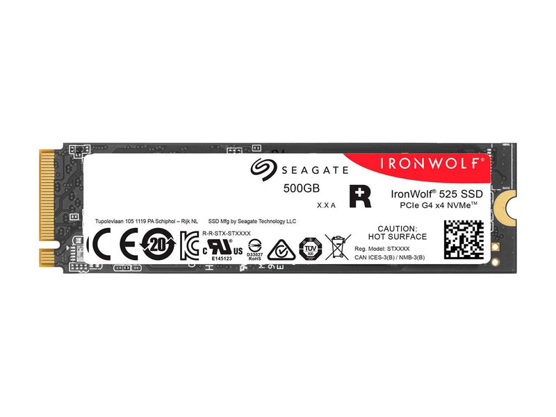Seagate IronWolf 525 M.2 2280 500GB PCI-Express 4.0 x4, NVMe 1.3 3D TLC Internal