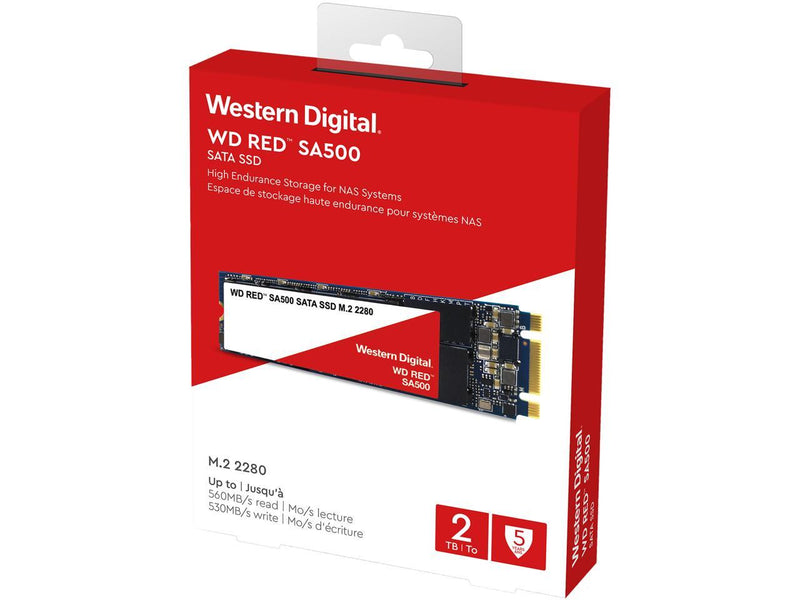 Western Digital 2TB WD Red SA500 NAS 3D NAND Internal SSD - SATA III 6