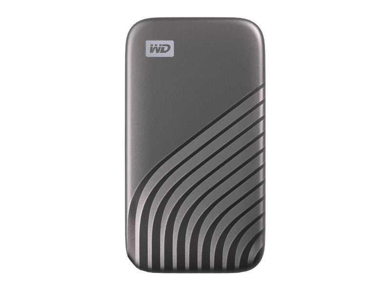WD 2TB My Passport SSD External Portable Drive, Gray, Up to 1,050 MB/s -