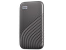 WD 500GB My Passport SSD Portable External Solid State Drive, Gray, Sturdy