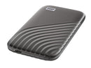 WD 500GB My Passport SSD Portable External Solid State Drive, Gray, Sturdy