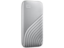 WD 1TB My Passport SSD Portable External Solid State Drive, Silver, Sturdy