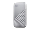 WD 2TB My Passport SSD Portable External Solid State Drive, Silver, Sturdy