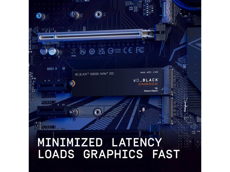 WD_BLACK 4TB SN850X NVMe Internal Gaming SSD Solid State Drive - Gen4 PCIe, M.2