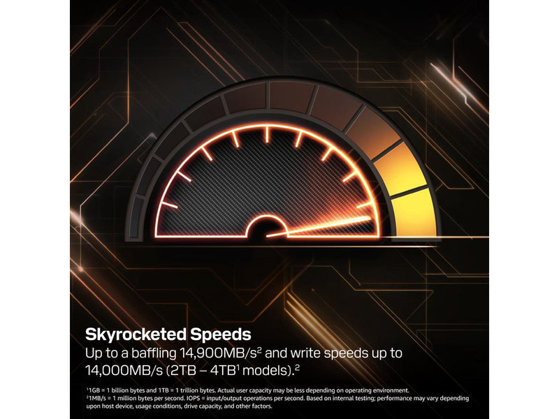 4TB* WD_BLACK™ SN8100 PCIe® 5.0x4 NVMe™ M.2 SSD - WDS400T1X0M-00CMT0