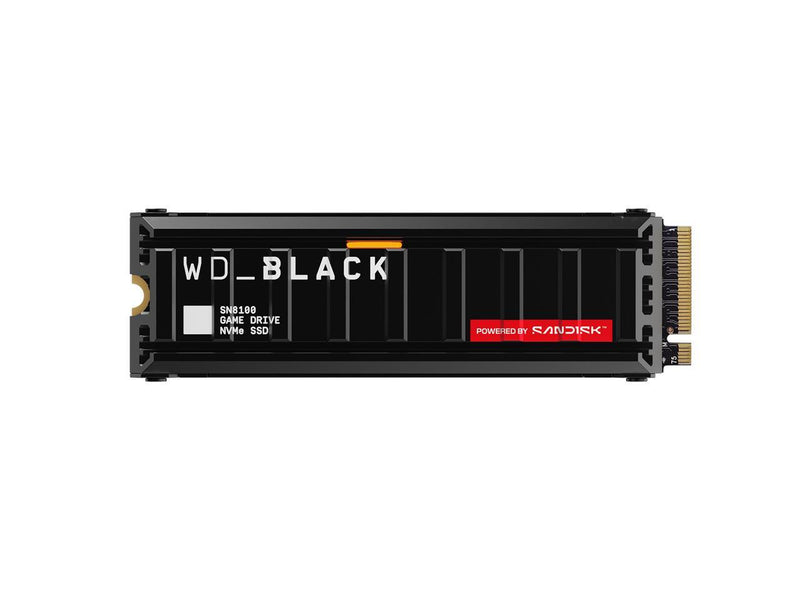 WD_BLACK SN8100 NVMe SSD - 1TB, With Heatsink, M.2 2280 PCI-Express 5.0 x4