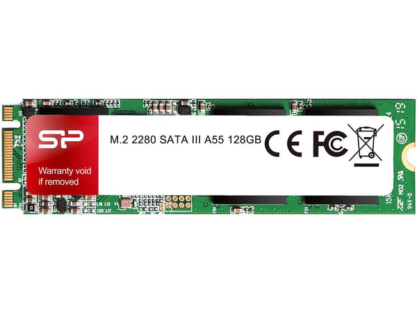 Silicon Power 128GB A55 M.2 SSD (SLC Cache For Speed Boost) SATA III Internal