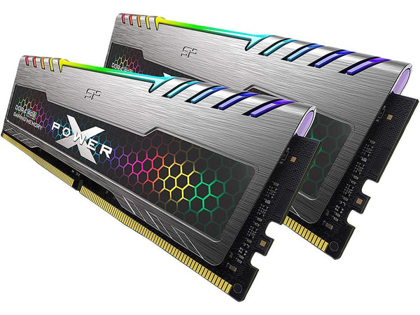 Silicon Power DDR4 32GB (16GBx2) RGB RAM Turbine Gaming 3200MHz (PC4 25600)