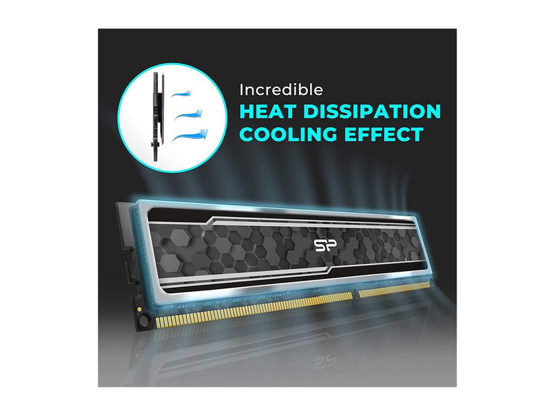Silicon Power 32GB (2 x 16GB) DDR4 3200 (PC4 25600) Desktop Memory Model