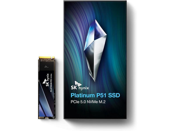 SK hynix Platinum P51 1TB PCIe Gen5 NVMe M.2 2280 Internal SSD I Up to 14,700